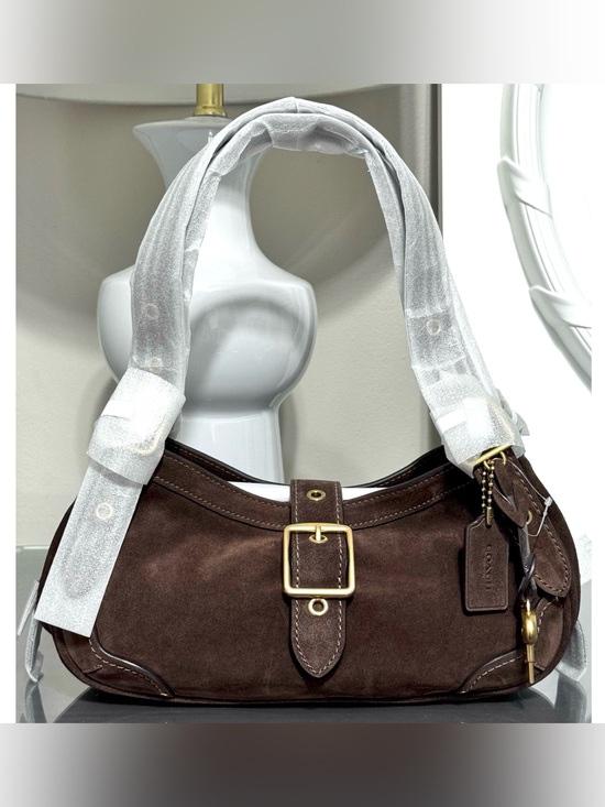 Coach Handbags - COACH Drifter Shoulder Bag 31, DARK CHOCOLATE